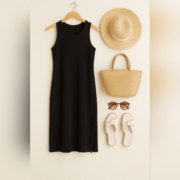 Zella Racerback Dress Size Medium - Picture 6 of 8